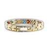Ladies 6-in-1 Titanium Bracelet — Silver Slim Link