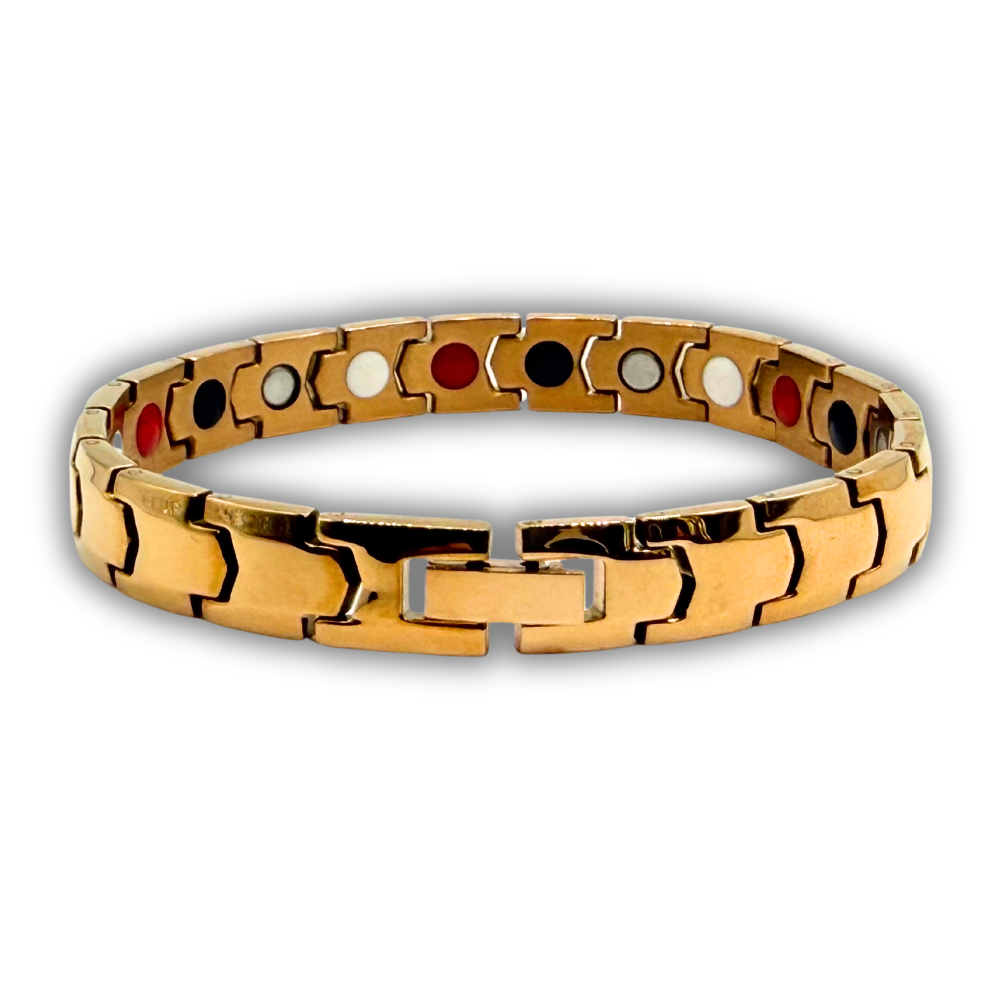 Tungsten Link Bracelet — Rose Tone
