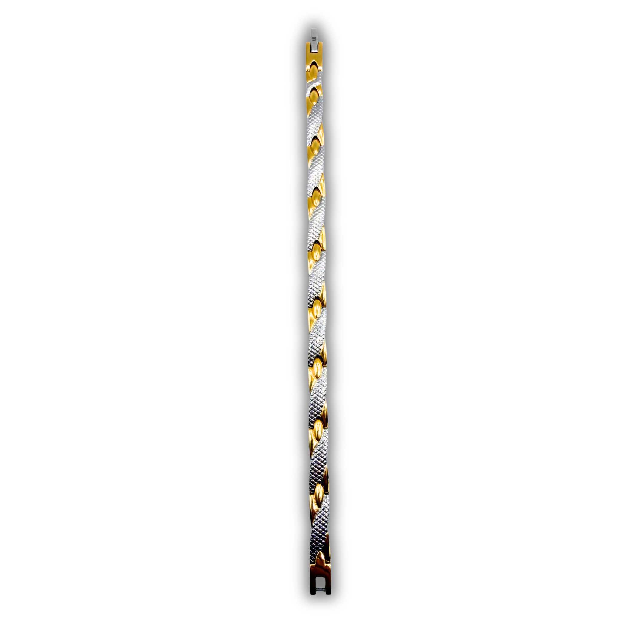 Two-Tone Gold & Silver Link Bracelet