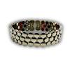 Triple-Row Link Bracelet — Silver