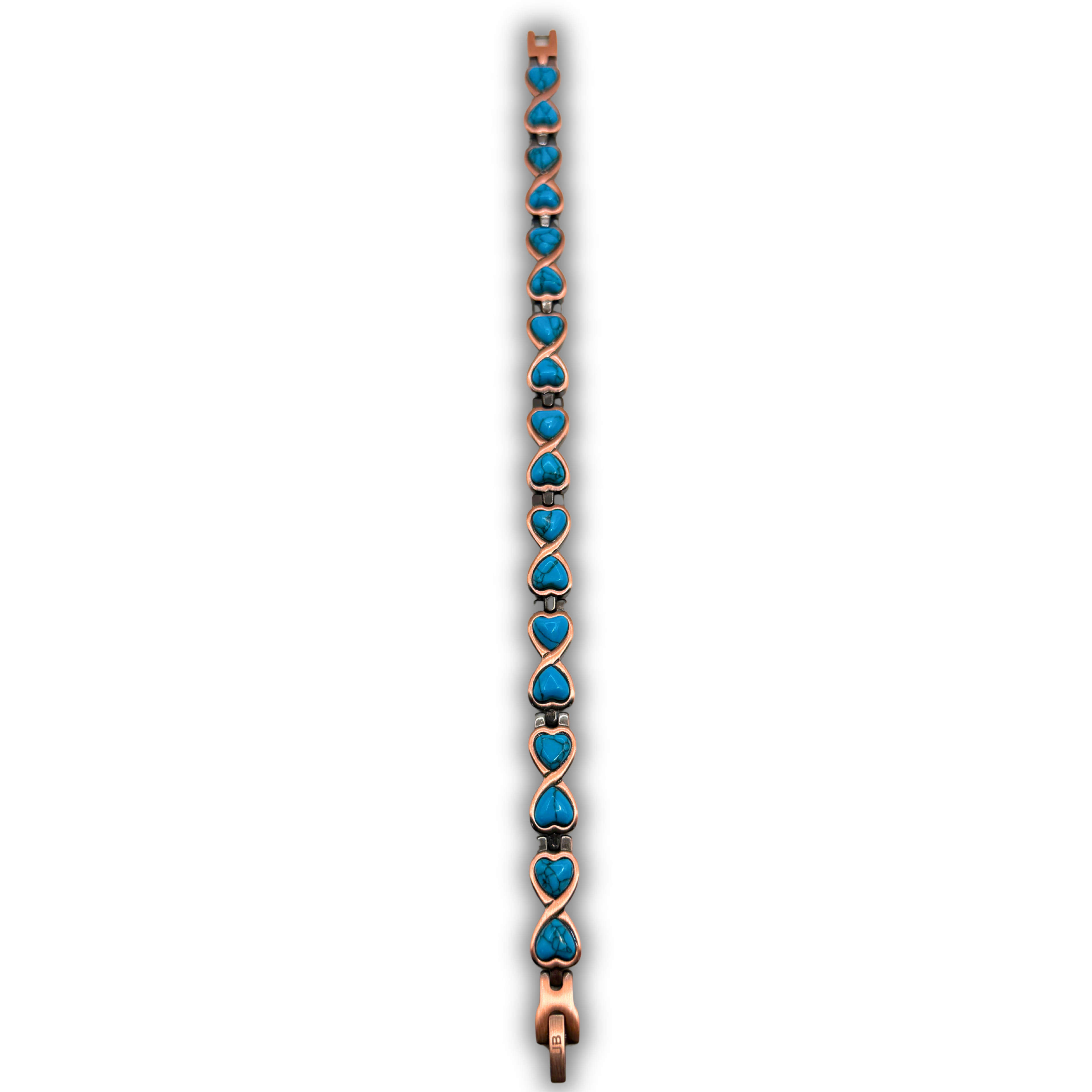 Copper: Amora Turquoise Hearts
