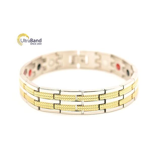 Vendi: Gold - Magnetic Titanium Bracelet | UltraBand USA