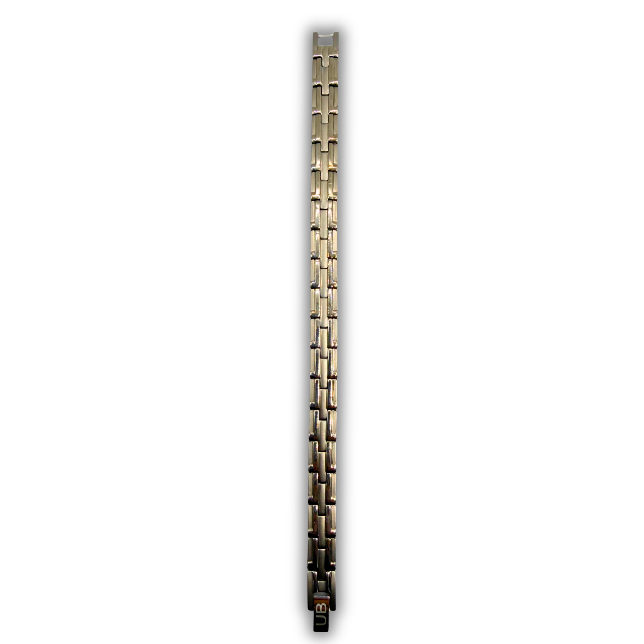 Ladies 6-in-1 Titanium Bracelet — Silver Weave