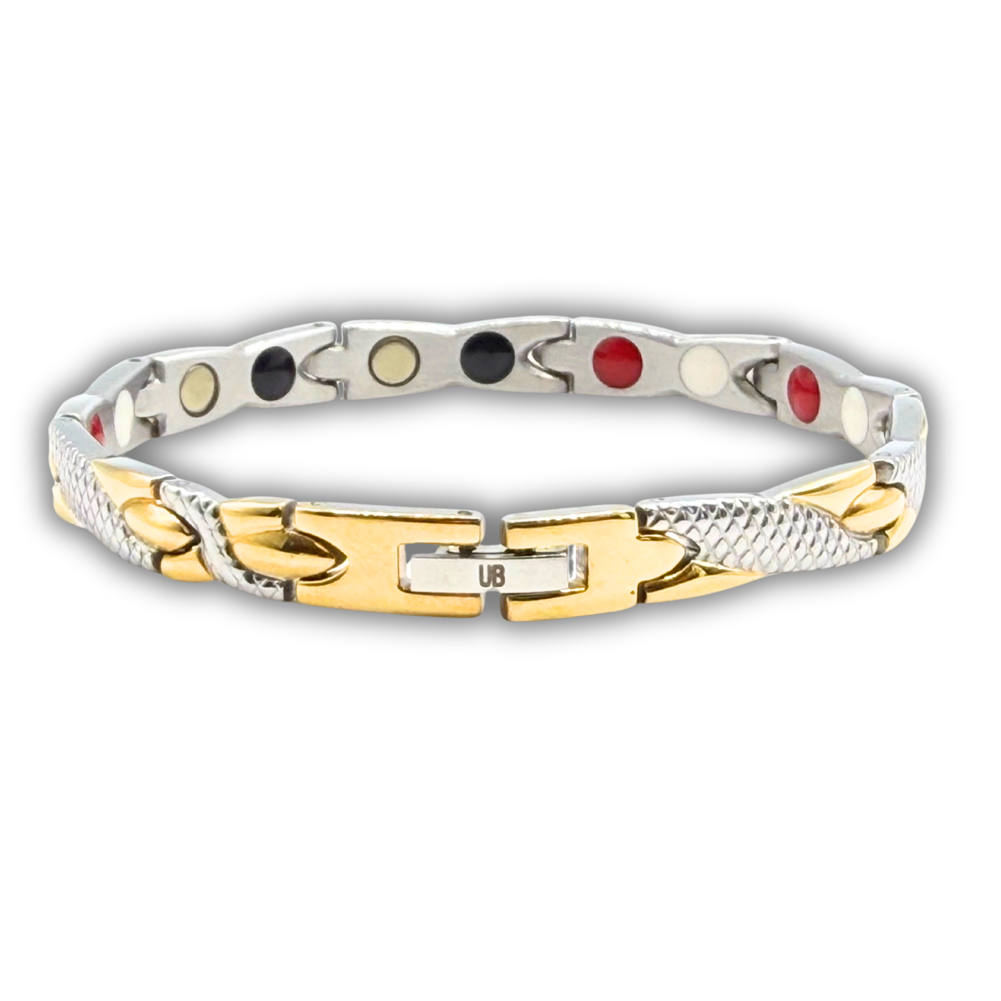 Two-Tone Gold & Silver Link Bracelet