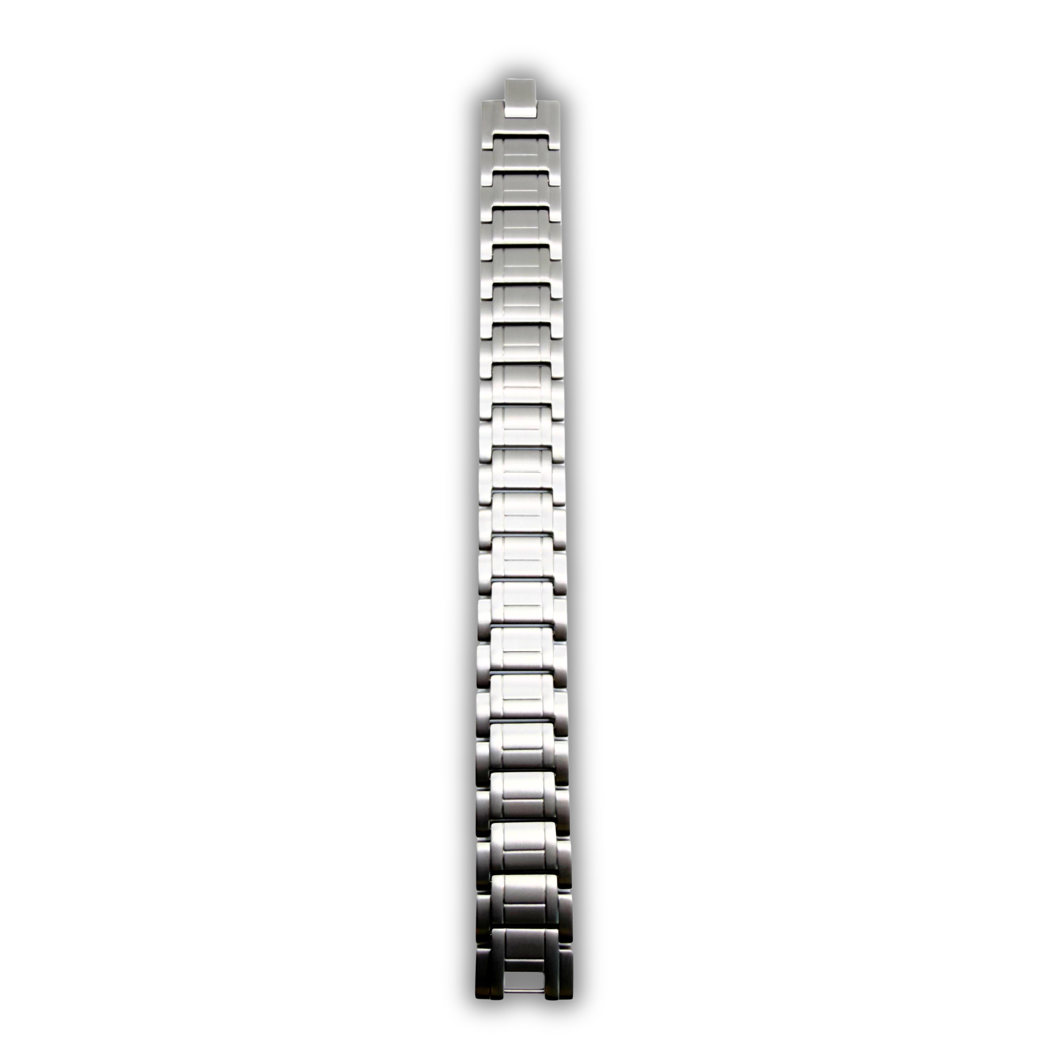 Brushed Silver Triple-Row Bracelet