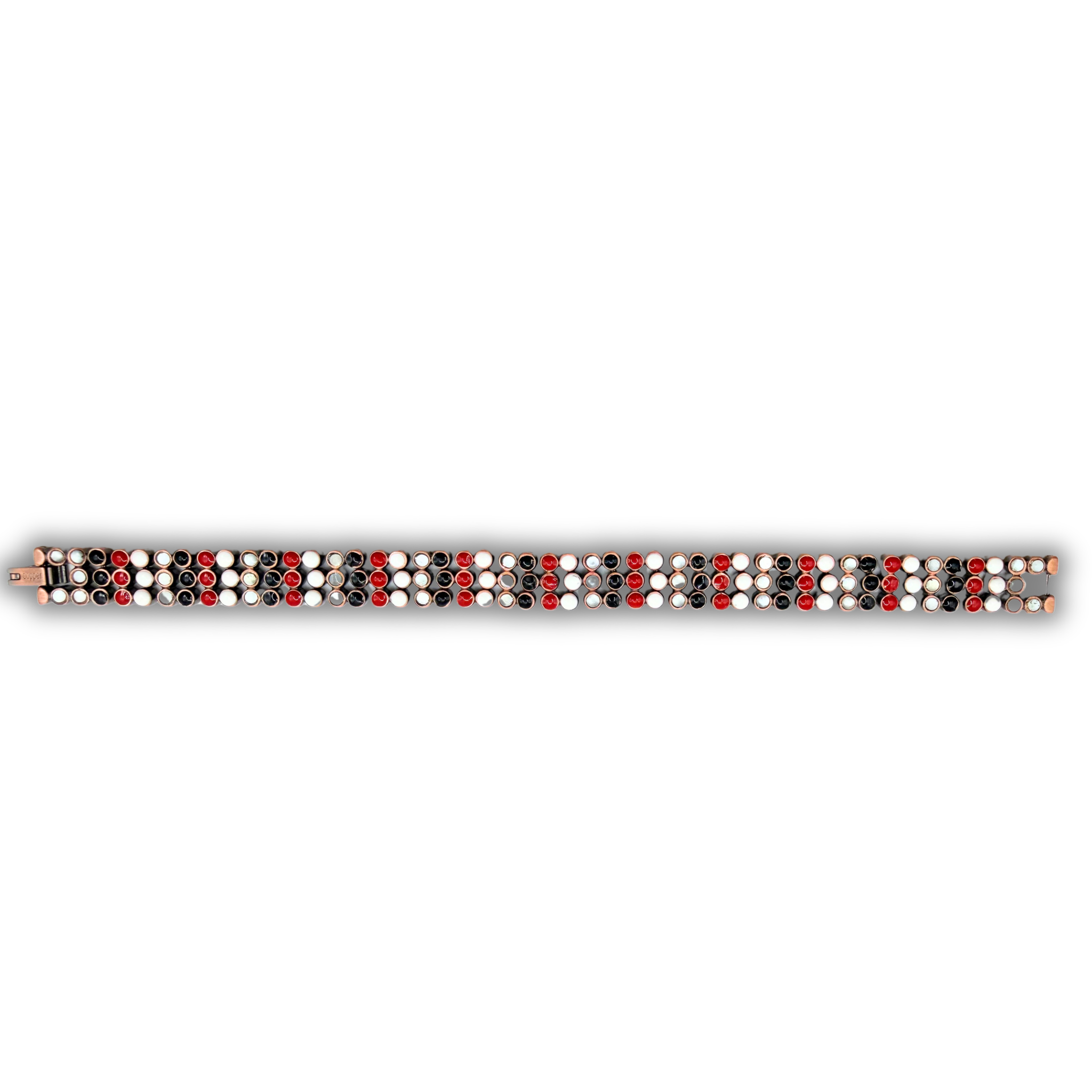 Copper Triple-Row Bracelet