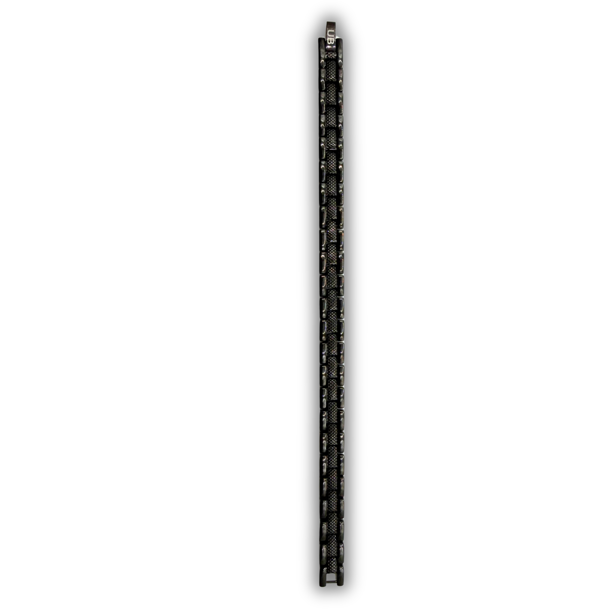 Ladies 6-in-1 Titanium Bracelet — Black Slim Link