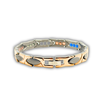 Ladies 6-in-1 Titanium Bracelet — Rose Gold Leaf Diagonal