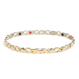 Gold & Silver Grace Of Hearts Anklet